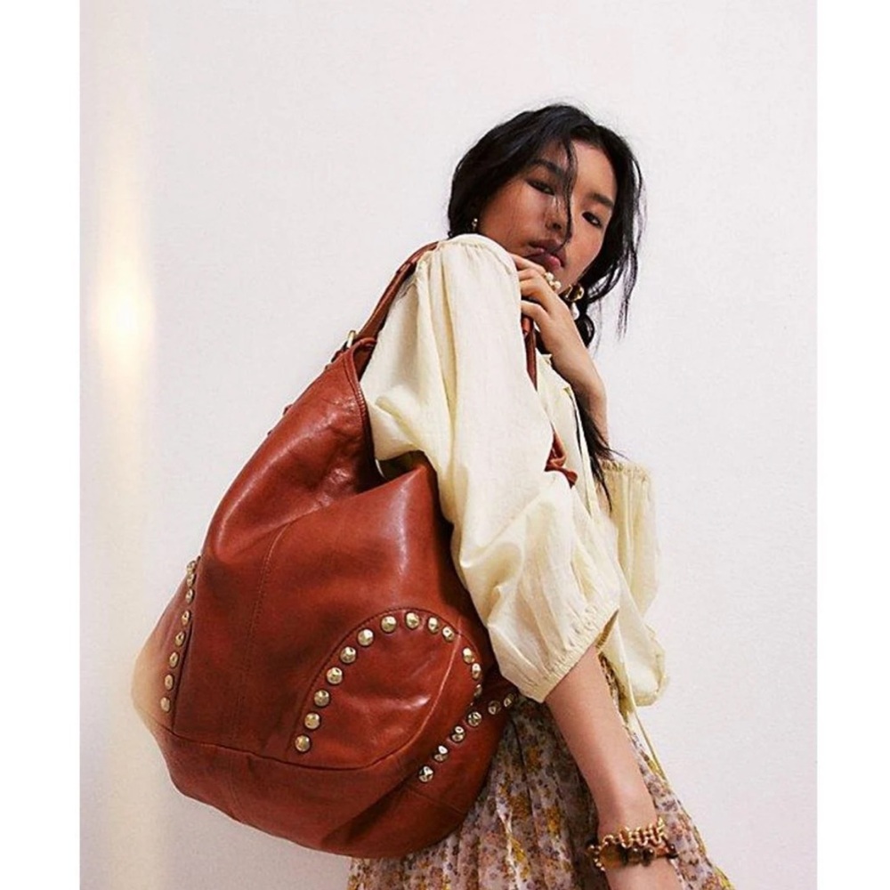 Free People Bushwick Leather Tote